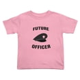 thumbnail image 1 of Future Officer Funny Toddler T-Shirts for Boys Girls (Pink, 3T), 1 of 5
