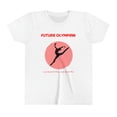 thumbnail image 1 of Future Olympian Rhythmic Gymnastics Leap Youth Short Sleeve Tee Size S-XL, 1 of 2