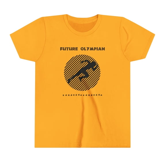 Future Olympian Track Star Male Youth Short Sleeve Tee