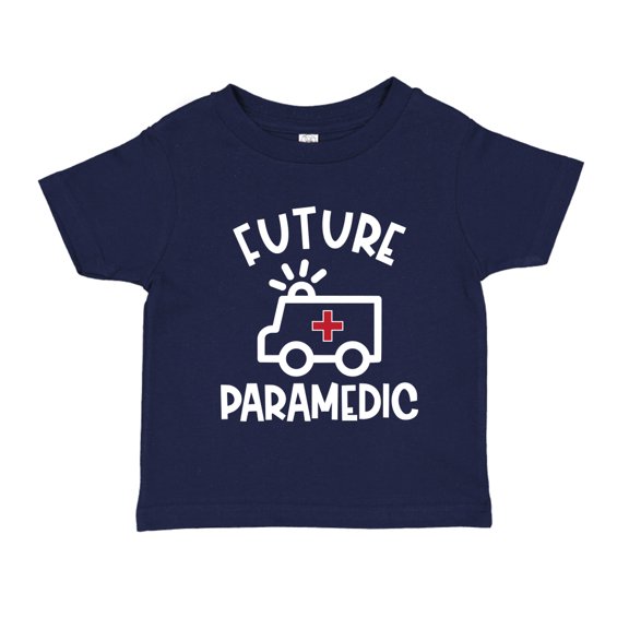 Future Paramedic Toddler T-Shirt 2T Navy Blue