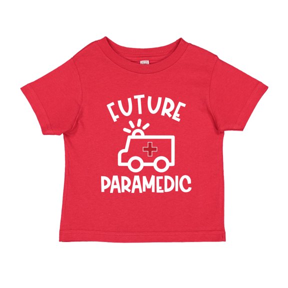 Future Paramedic Toddler T-Shirt 3T Red