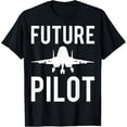 thumbnail image 1 of Future Pilot Gift For Boys Girls Flight School T-Shirt, 1 of 4