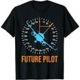 thumbnail image 1 of Future Pilot In Progress National Aviation Day Airplane Kids T-Shirt, 1 of 4