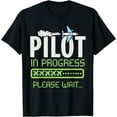thumbnail image 1 of Future Pilot In Progress National Aviation Day Airplane Kids T-Shirt, 1 of 4