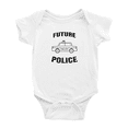 thumbnail image 1 of Future Police Funny Baby Clothing Bodysuits Boy Girl Unisex, 1 of 5
