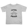 thumbnail image 1 of Future Police Funny Toddler T-Shirts for Boys Girls (Gray, 3T), 1 of 5