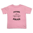 thumbnail image 1 of Future Police Funny Toddler T-Shirts for Boys Girls (Pink, 3T), 1 of 5