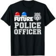 thumbnail image 1 of Future Police Officer Child Kids Youth Gift T-Shirt T-Shirt, 1 of 4