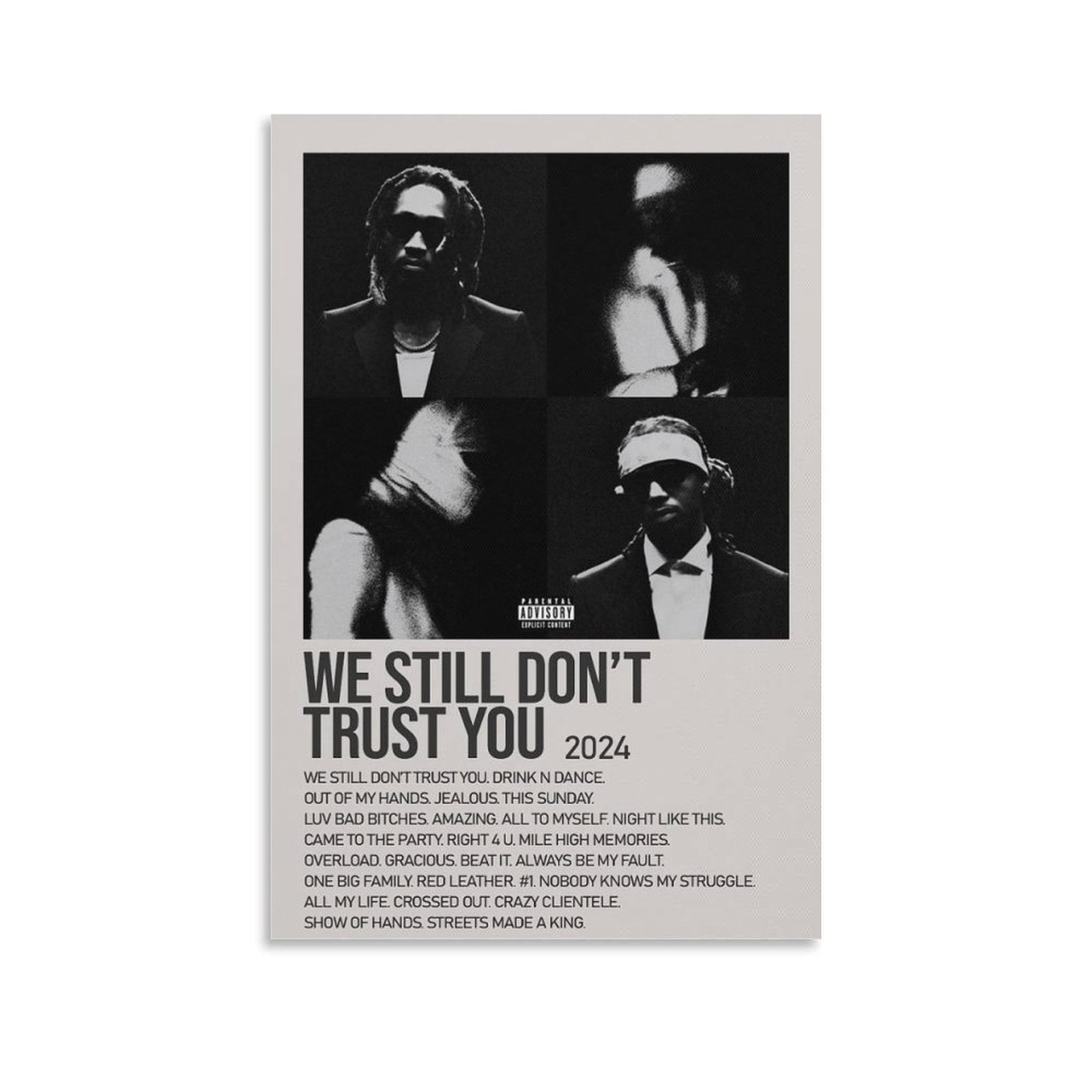 Yt Rapper Poster Future Poster Rapper Album Canvas Poster(4) Artworks Picture Print ...