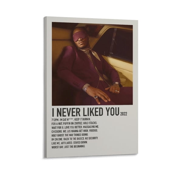 Future Poster Rapper Album Canvas Poster(9) Canvas Wall Art Poster Decorative Bedroom Modern Home Print Picture Artworks Posters 12x18inch(30x45cm)