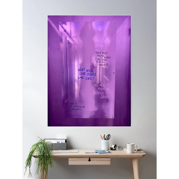 Future Poster Wall Art, Modern Wall Decor For Living Room Bedroom, 8x12 UNFRAMED