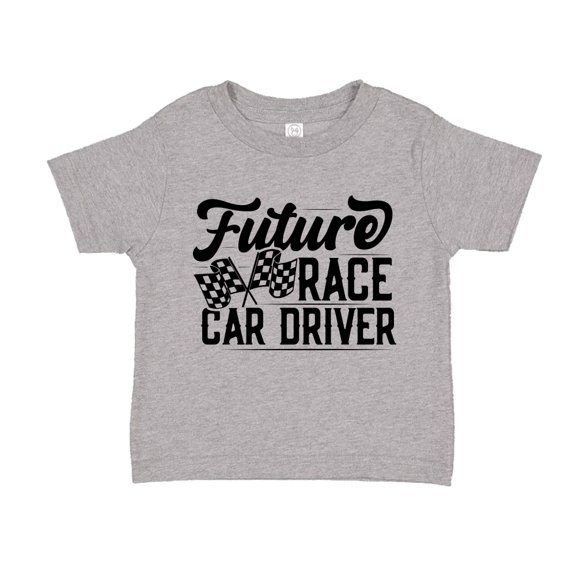 Future Race Car Driver Toddler T-Shirt 2T Athletic Heather
