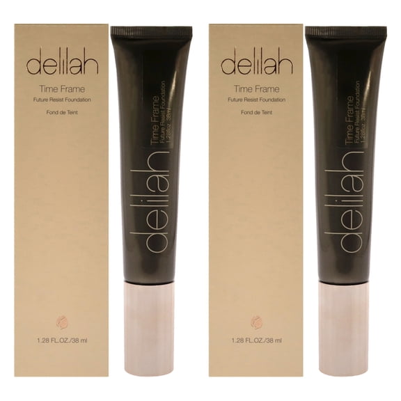Future Resist Foundation SPF 20 - Lace by Delilah for Women - 1.28 oz Foundation - Pack of 2