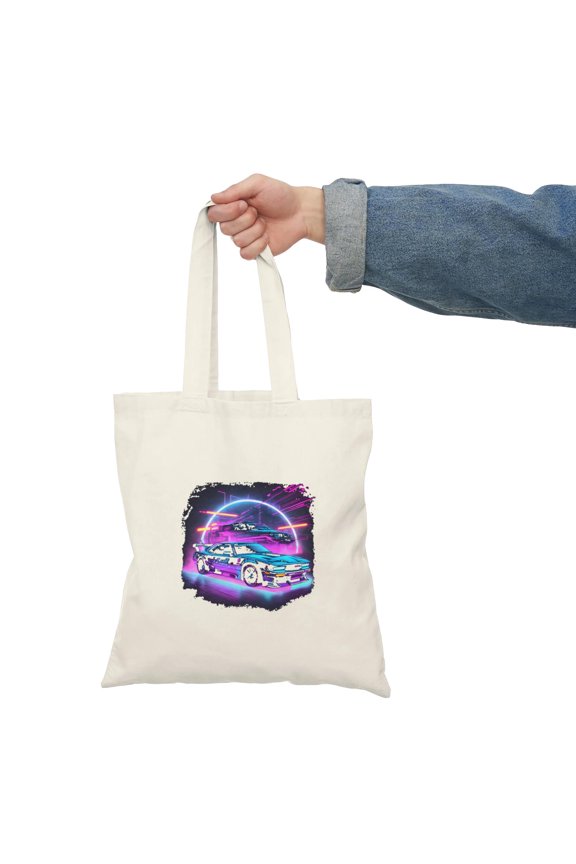 Future Retro Car Racing Drifting Tuning Art Unisex Tote Bag D392272