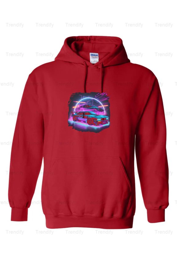 Future Retro Car Racing Drifting Tuning Graphic Hoodie M3081574, Up to Size 5XL