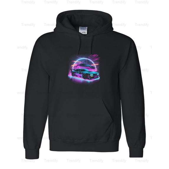 Future Retro Car Racing Drifting Tuning Graphic Hoodie M3081574, Up to Size 5XL