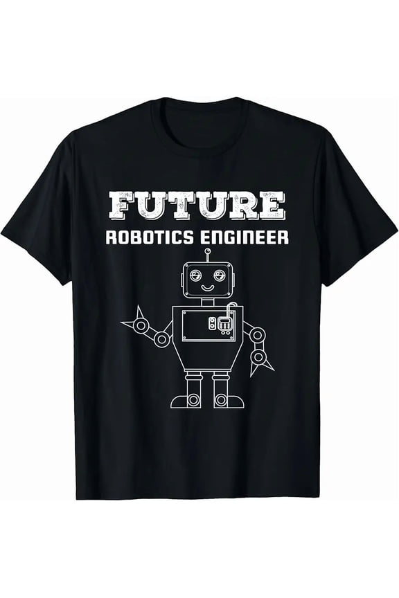 Future Robotics Engineer Robot Technology Funny Gift T-Shirt