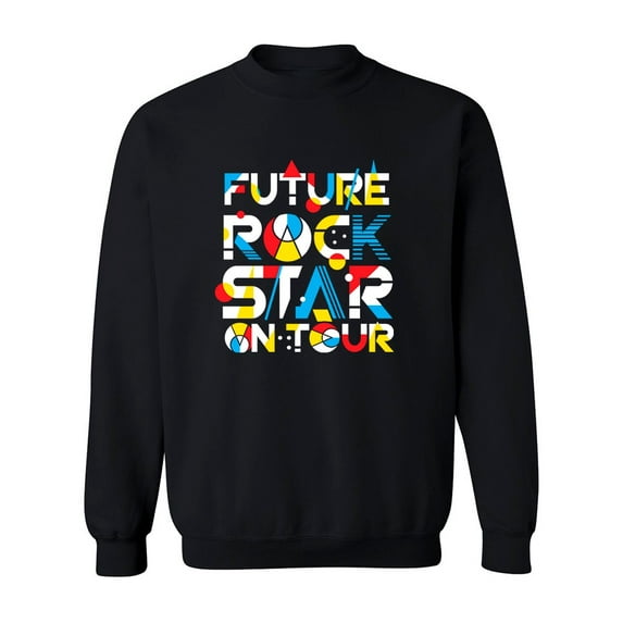Future Rock Star On Tour! Sweatshirt Men -Image by Shutterstock, Male 5X-Large