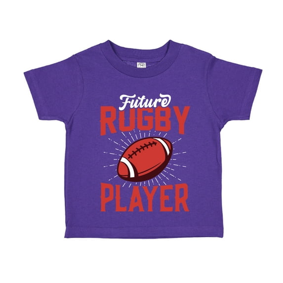 Future Rugby Player Toddler T-Shirt 4T Purple