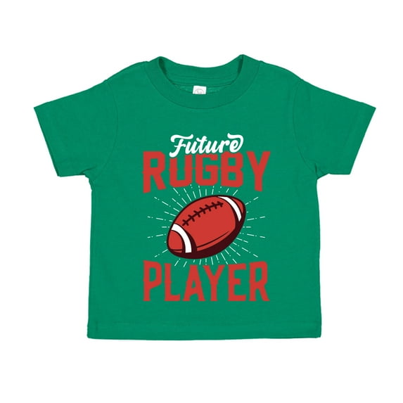 Future Rugby Player Toddler T-Shirt 5/6T Kelly Green