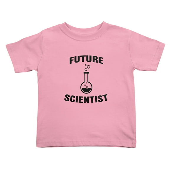 Future Scientist Funny Toddler T-Shirts for Boys Girls (Pink, Youth XL)