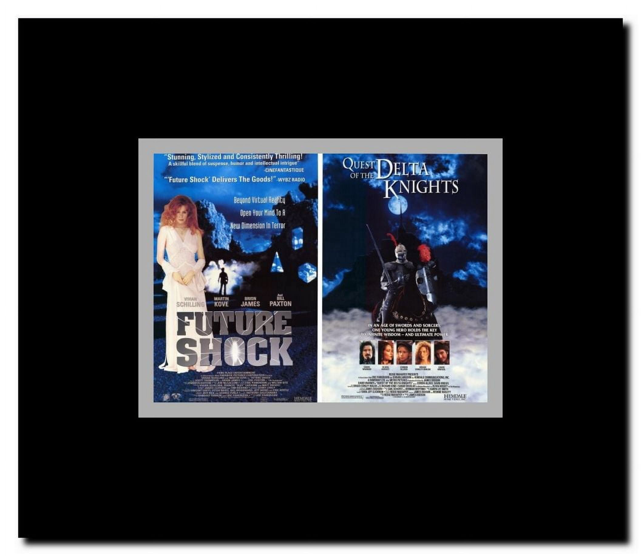 Future Shock/Quest of the Delta Knights Framed Movie Poster