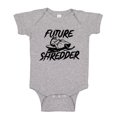 thumbnail image 1 of Future Shredder Snowmobile Baby Bodysuit One Piece NB Athletic Heather, 1 of 3
