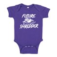 thumbnail image 1 of Future Shredder Snowmobile Baby Bodysuit One Piece NB Purple, 1 of 3
