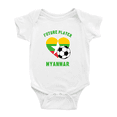 thumbnail image 1 of Future Soccer Player Myanmar Soccer Fan Cute Baby Clothes Unisex (White, 18-24 Months), 1 of 5