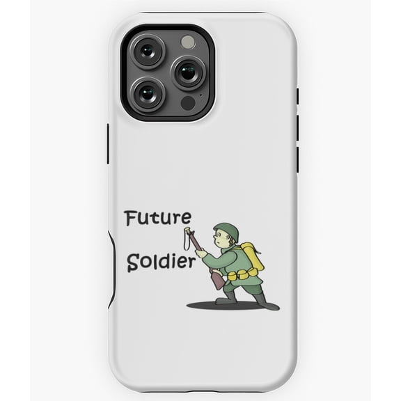Future Soldier Military Design Phone Case for iPhone 16 15 14 13 12 11 Pro Max