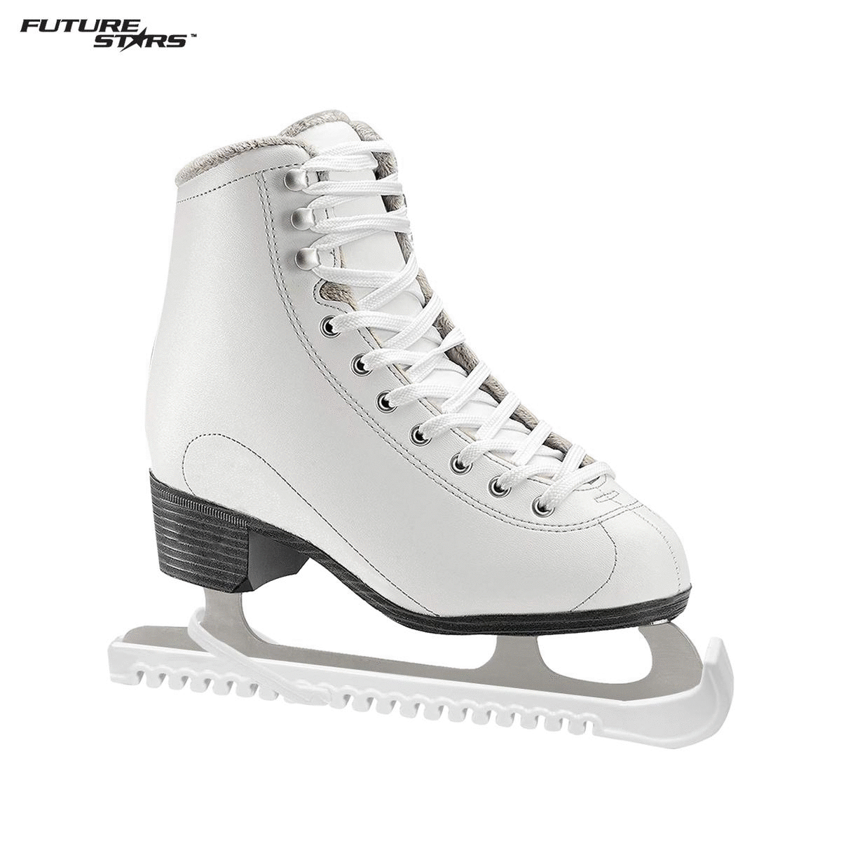 Future Stars Figure Skate Guards Set of 2 White Adjustable to Any Size!