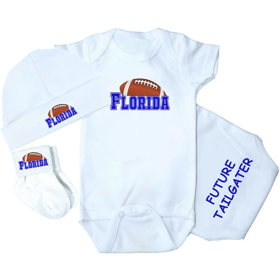 Future Tailgater 3-Piece Baby Bodysuit Set for Florida Fans