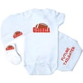 thumbnail image 1 of Future Tailgater 3-Piece Baby Bodysuit Set for Georgia Fans, 1 of 1