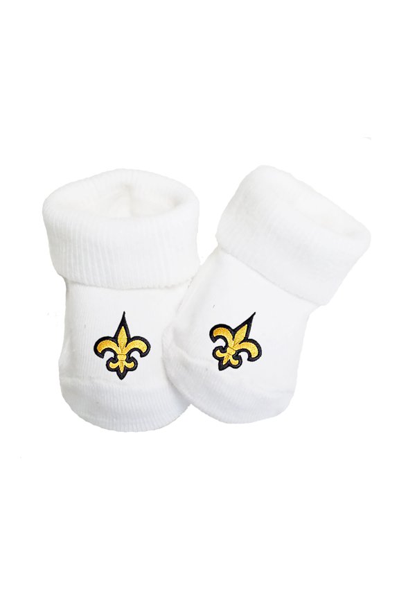 Baby (0-9 months) Toe Sock Booties for New Orleans Fans