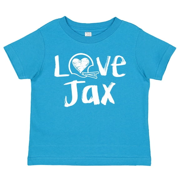 Future Tailgater Chalk Art Love Infant Toddler Youth T-Shirt for Jacksonville Fans