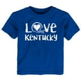 thumbnail image 1 of Future Tailgater Chalk Art Love Infant Toddler Youth T-Shirt for Kentucky Fans, 1 of 1