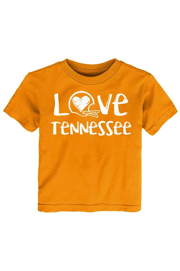 Chalk Art Love Infant Toddler Youth T-Shirt for Tennessee Fans