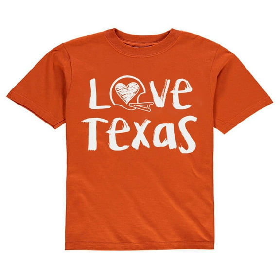 Future Tailgater Chalk Art Love Infant Toddler Youth T-Shirt for Texas Fans