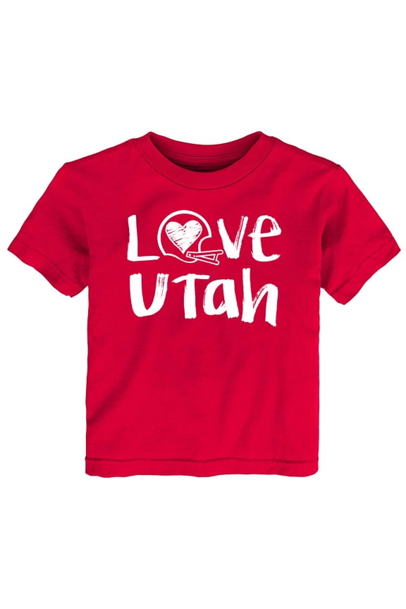 Chalk Art Love Infant Toddler Youth T-Shirt for Utah Fans