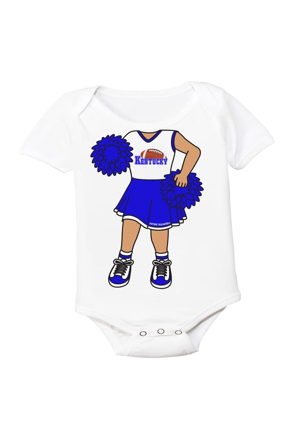 Heads Up! Cheerleader Baby Bodysuit for Kentucky Fans