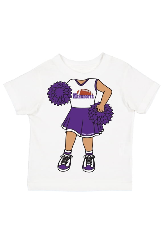 Heads Up! Cheerleader Infant Toddler Youth T-Shirt for Minnesota Fans