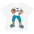 thumbnail image 1 of Future Tailgater Heads Up! Football Player Infant Toddler Youth T-Shirt for Jacksonville Fans, 1 of 1