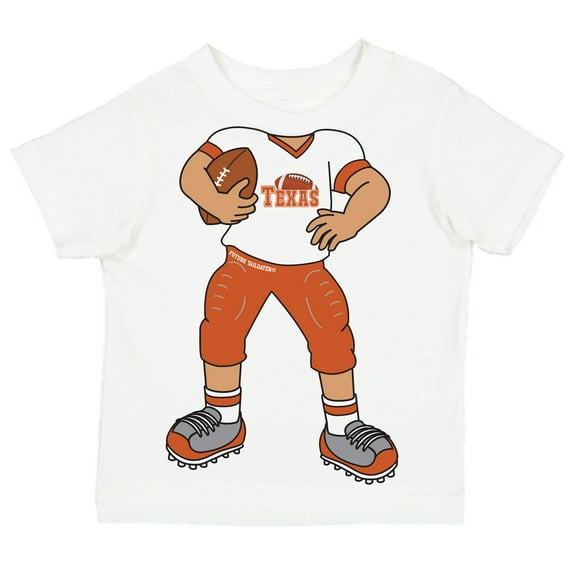 Future Tailgater Heads Up! Football Player Infant Toddler Youth T-Shirt for Texas Fans
