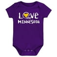 thumbnail image 1 of Future Tailgater Loves Chalk Art Baby Bodysuit for Minnesota Fans, 1 of 2