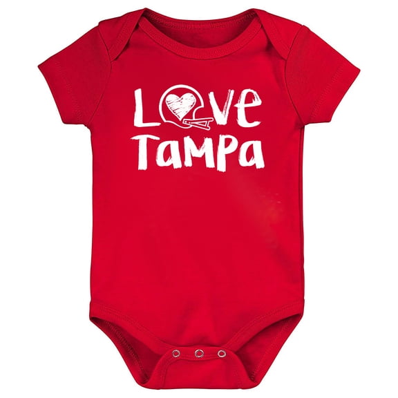 Future Tailgater Loves Chalk Art Baby Bodysuit for Tampa Bay Fans