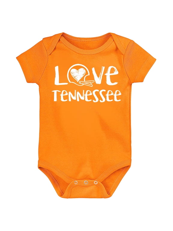 Loves Chalk Art Baby Bodysuit for Tennessee Fans