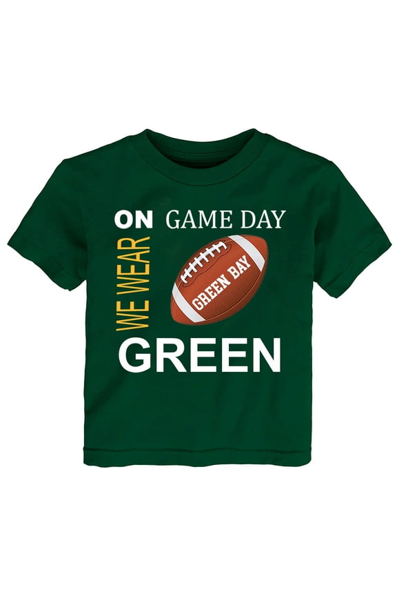 On Game Day Infant Toddler Youth T-Shirt for Green Bay Fans
