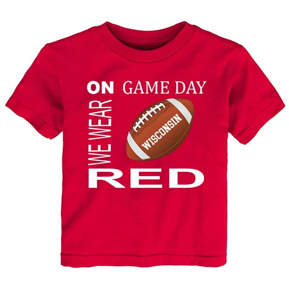 Future Tailgater On Game Day Infant Toddler Youth T-Shirt for Wisconsin Fans