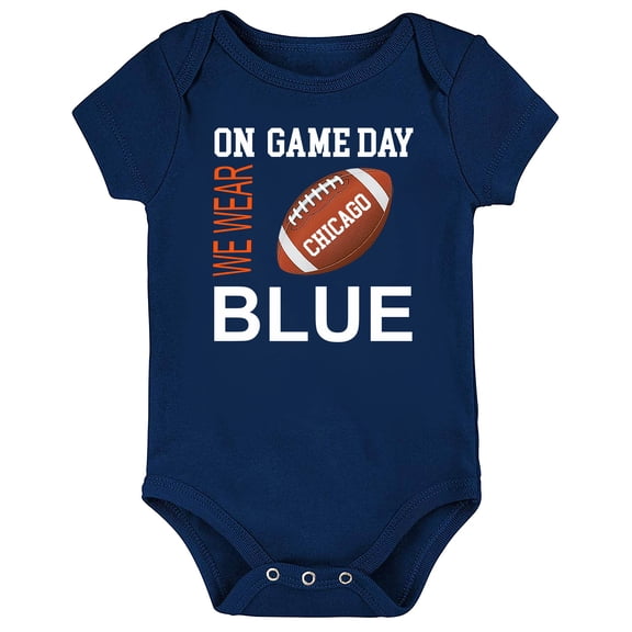 Future Tailgater On Gameday Baby Bodysuit for Chicago Fans