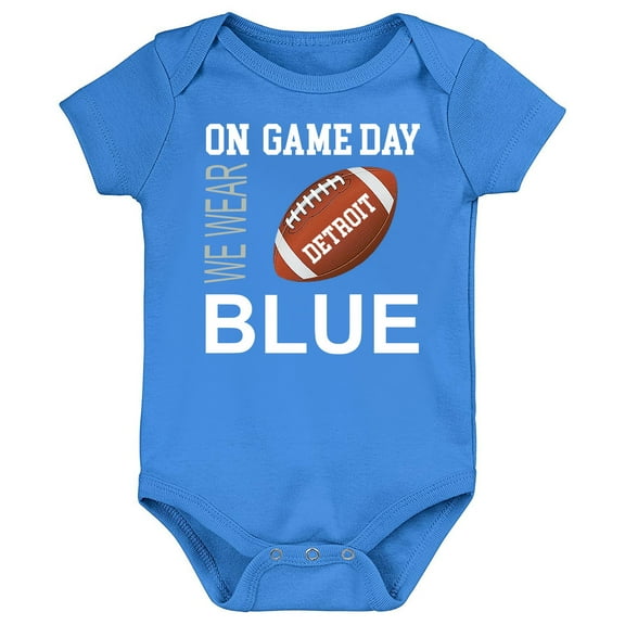 Future Tailgater On Gameday Baby Bodysuit for Detroit Fans